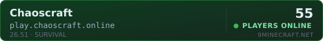 Chaoscraft Minecraft Bedrock server
