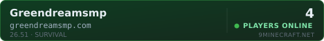 Greendreamsmp Minecraft Bedrock server