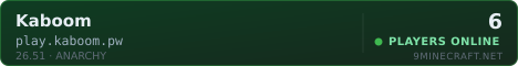 Kaboom Minecraft Bedrock server