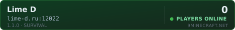Lime D Minecraft Bedrock server