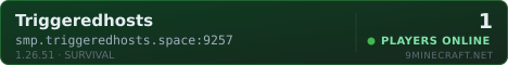 Triggeredhosts Minecraft Bedrock server