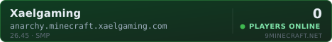 Xaelgaming Minecraft Bedrock server