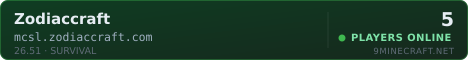Zodiaccraft Minecraft Bedrock server