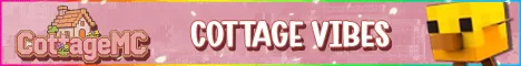 mc.cottagemc.com Minecraft Bedrock server banner