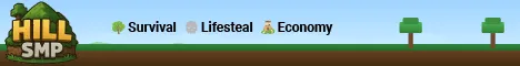 Hill MC Server Minecraft Bedrock server banner