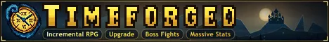 Timeforged Minecraft Bedrock server banner