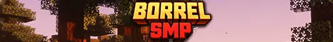 BorrelSMP Minecraft Bedrock server banner