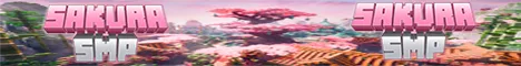 ✿ SakuraSMP ✿ | [Season 1] Minecraft Bedrock server banner