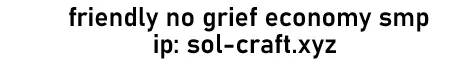 Sol-craft Minecraft Bedrock server banner