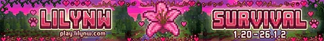 ⟡˙⋆Lily⋆˙⟡ Minecraft Bedrock server banner