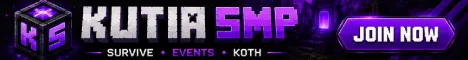[Java] Kutia SMP [Bedrock] Minecraft Bedrock server banner
