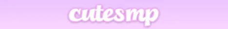 Cute SMP | discord.gg/cutesmp Minecraft Bedrock server banner