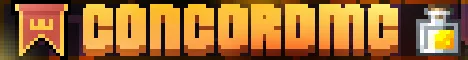 Concordmc Minecraft Bedrock server banner