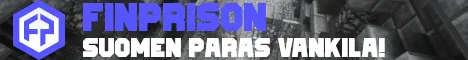 Finprison Minecraft Bedrock server banner