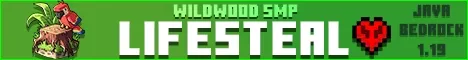 Lifesteal • Survival • Box Minecraft Bedrock server banner