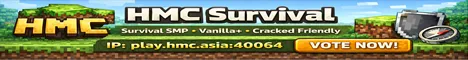 Server online! Minecraft Bedrock server banner